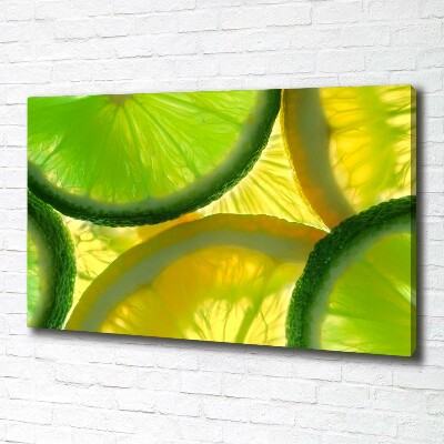 Canvas wall art Lime and lemon