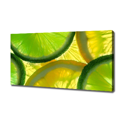 Canvas wall art Lime and lemon