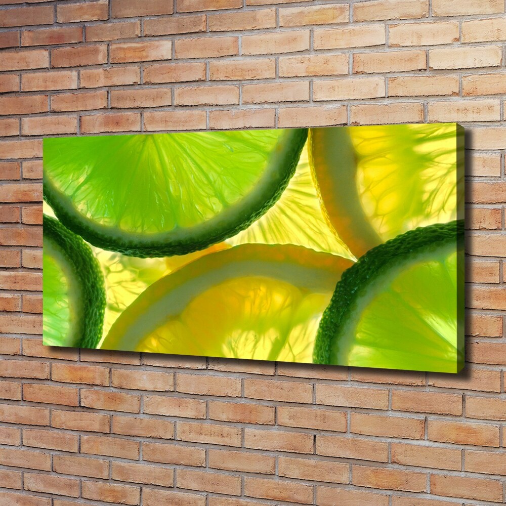 Canvas wall art Lime and lemon