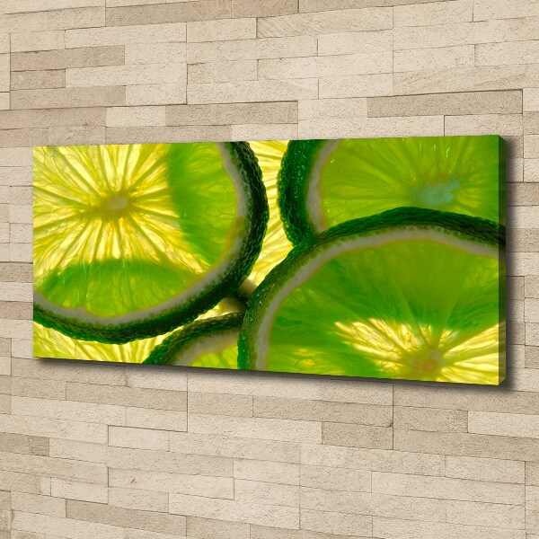 Canvas wall art Lime