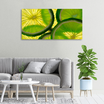 Canvas wall art Lime