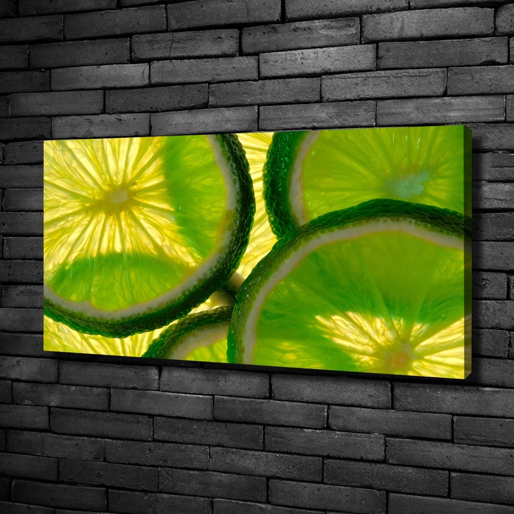 Canvas wall art Lime