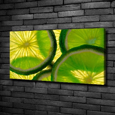 Canvas wall art Lime