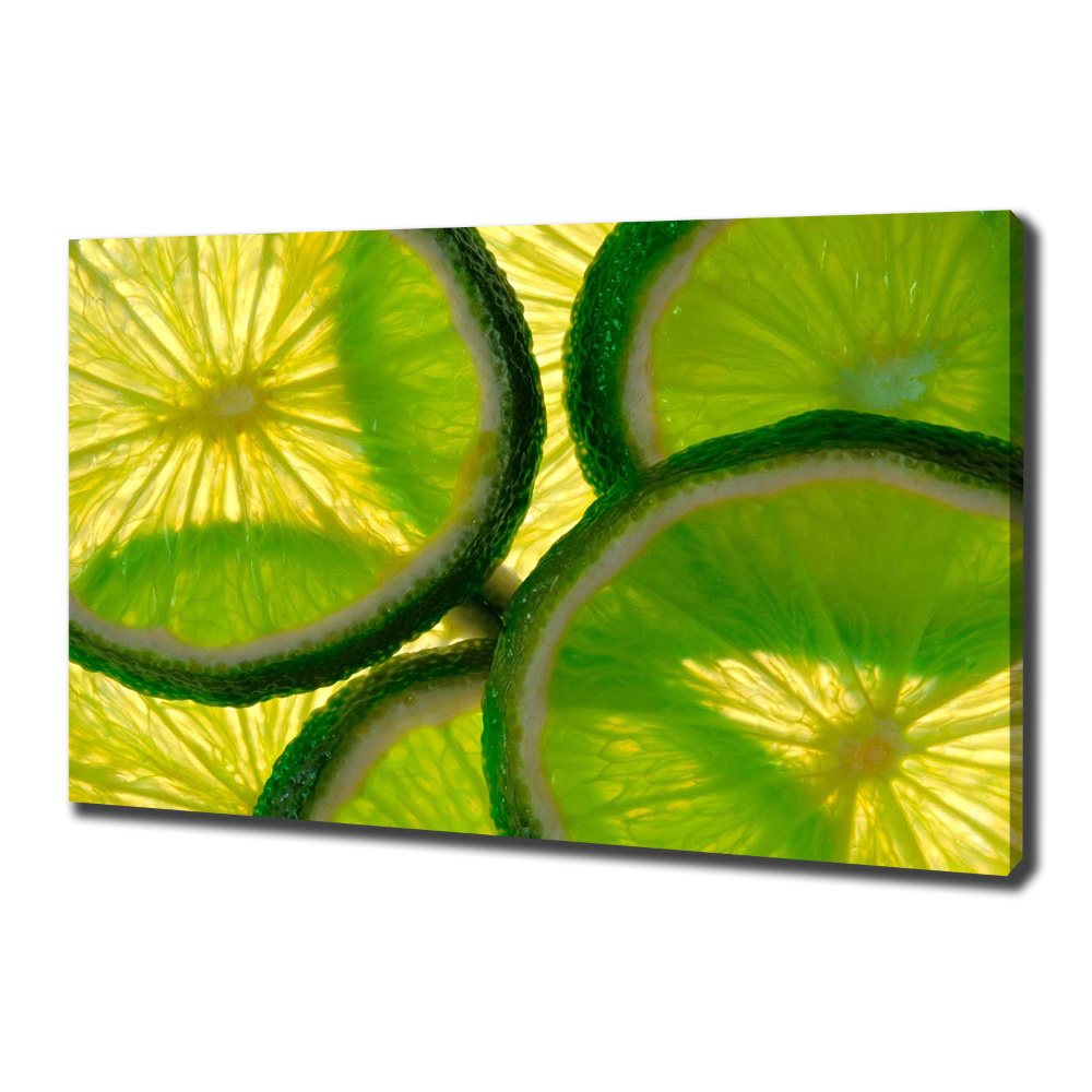 Canvas wall art Lime