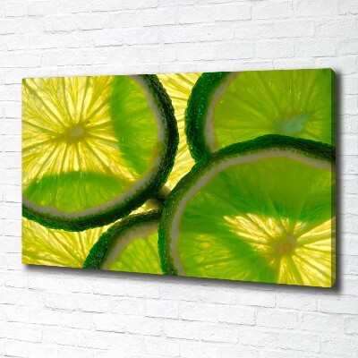 Canvas wall art Lime