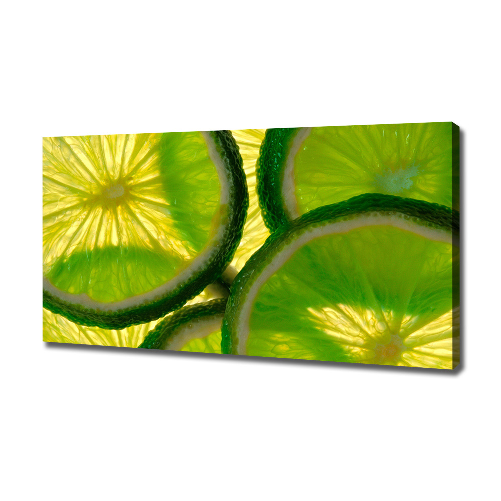 Canvas wall art Lime