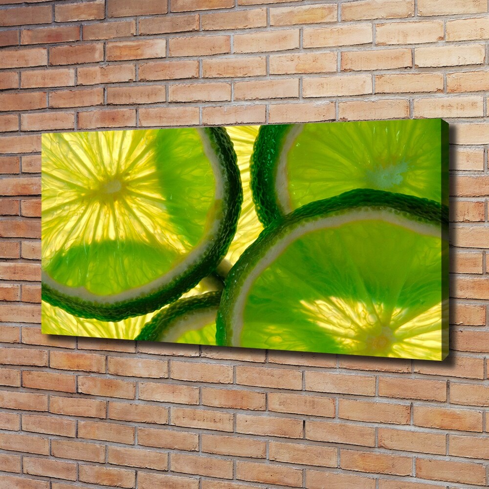 Canvas wall art Lime