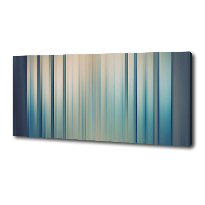 Canvas wall art Blue stripes