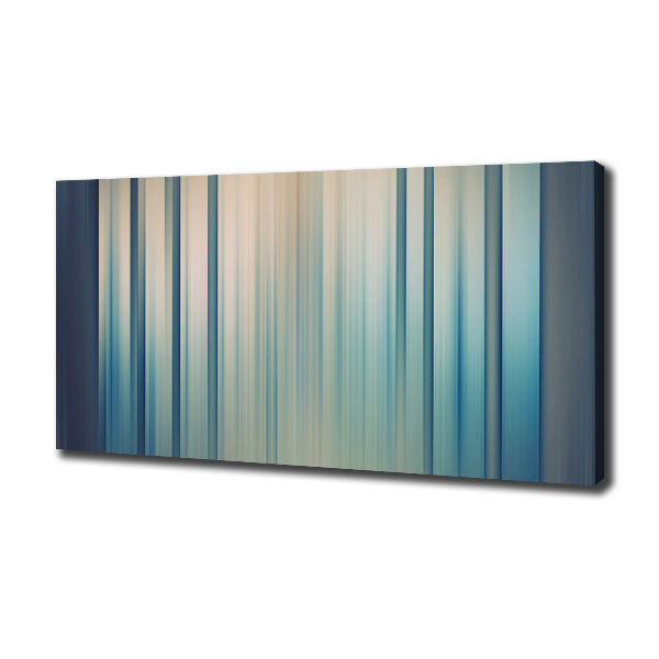 Canvas wall art Blue stripes