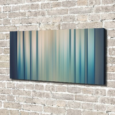 Canvas wall art Blue stripes