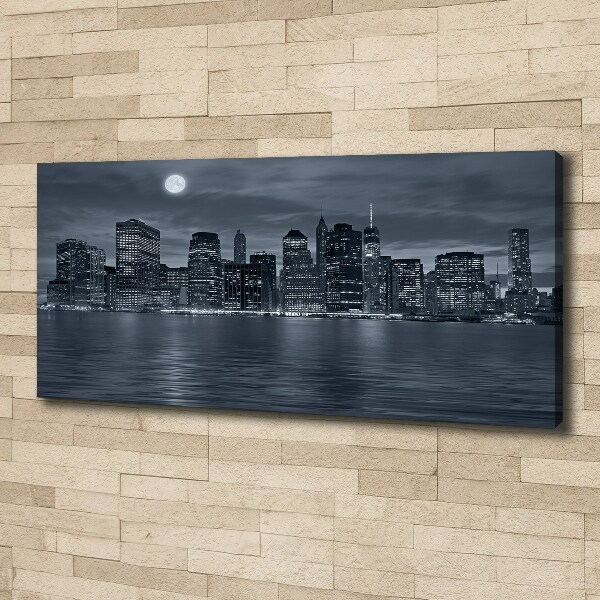 Canvas wall art New York at night