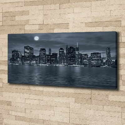 Canvas wall art New York at night