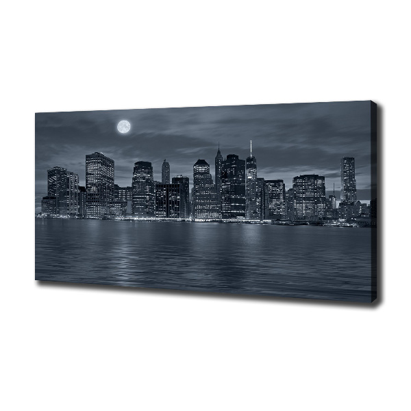 Canvas wall art New York at night