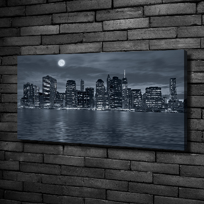 Canvas wall art New York at night