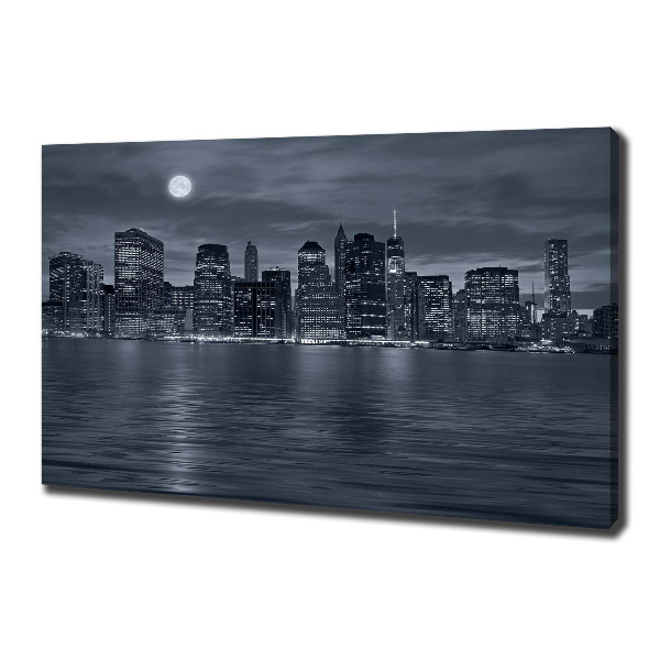 Canvas wall art New York at night