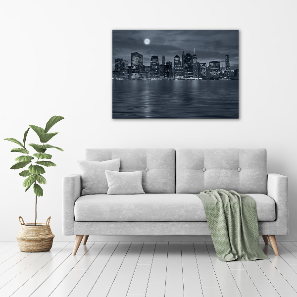 Canvas wall art New York at night