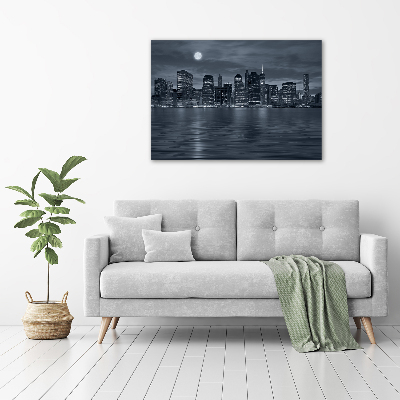 Canvas wall art New York at night