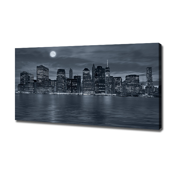 Canvas wall art New York at night