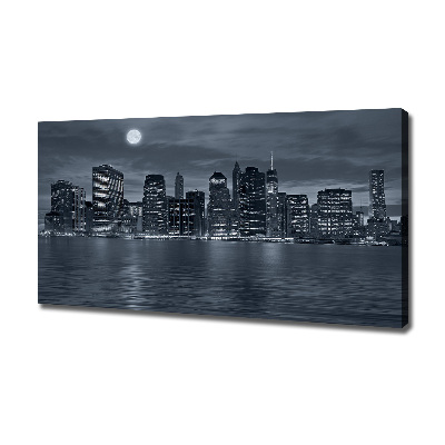 Canvas wall art New York at night