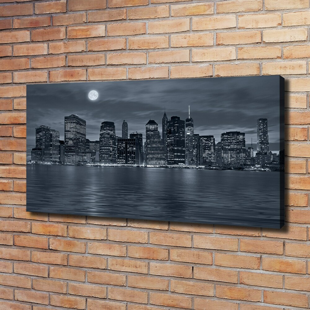 Canvas wall art New York at night