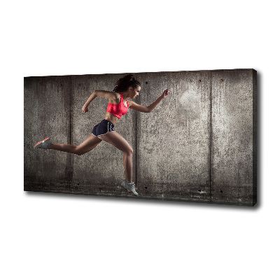 Canvas wall art Running