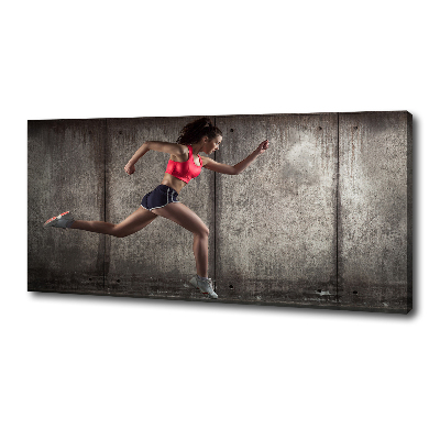 Canvas wall art Running