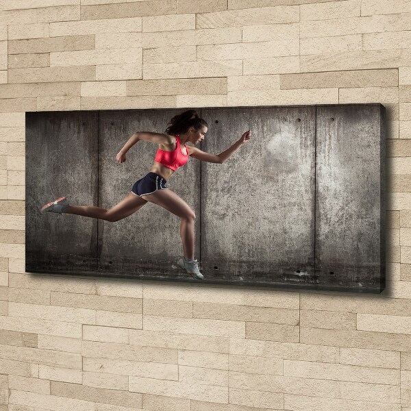 Canvas wall art Running