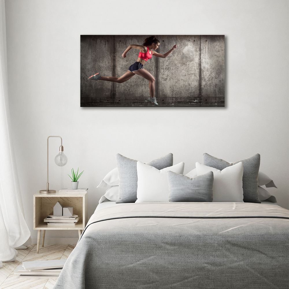 Canvas wall art Running