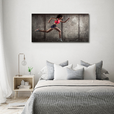 Canvas wall art Running