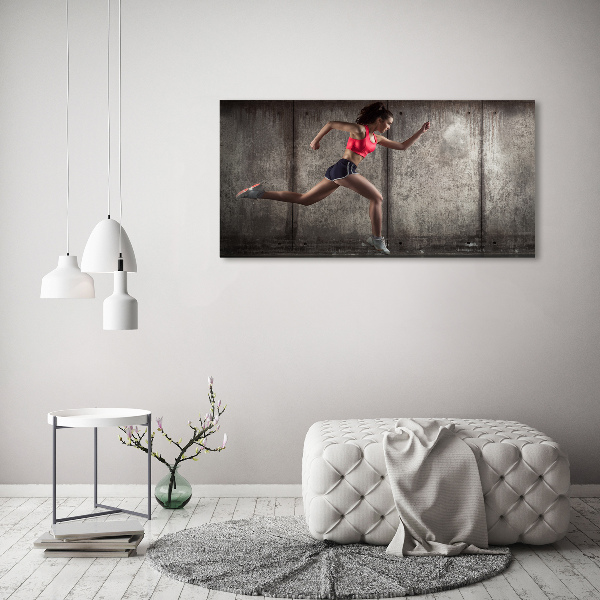 Canvas wall art Running