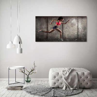 Canvas wall art Running