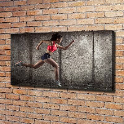 Canvas wall art Running