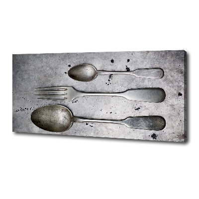 Canvas wall art Cutlery