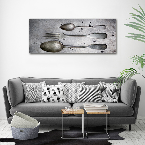 Canvas wall art Cutlery