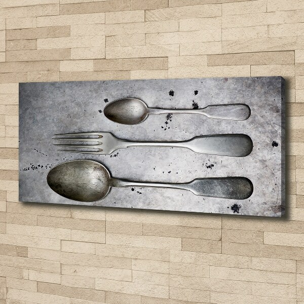 Canvas wall art Cutlery