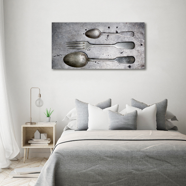 Canvas wall art Cutlery