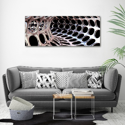 Canvas wall art Metal tunnel