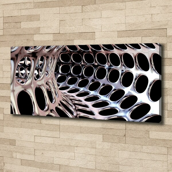 Canvas wall art Metal tunnel