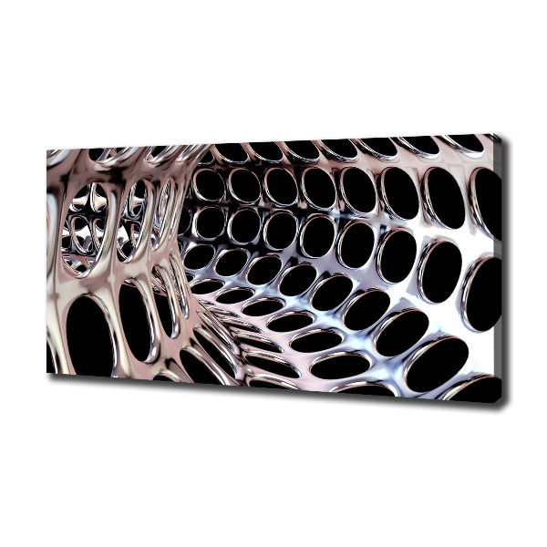 Canvas wall art Metal tunnel