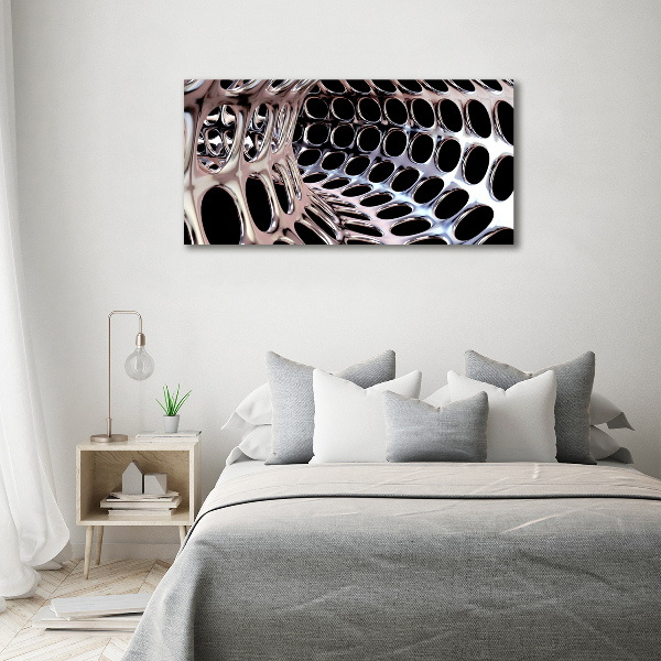 Canvas wall art Metal tunnel