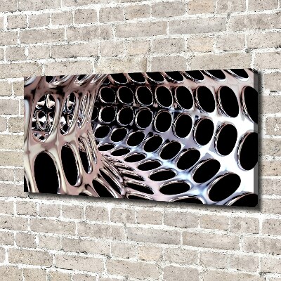 Canvas wall art Metal tunnel