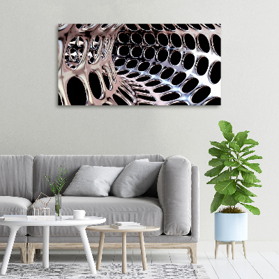 Canvas wall art Metal tunnel