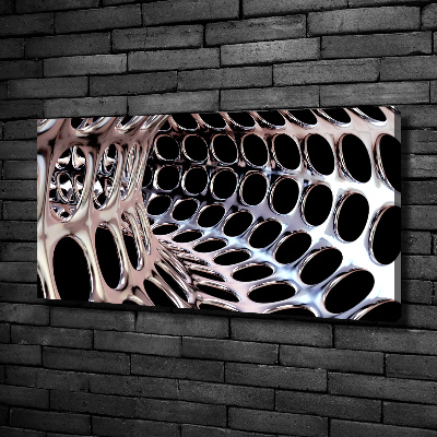 Canvas wall art Metal tunnel