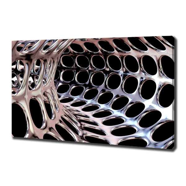 Canvas wall art Metal tunnel