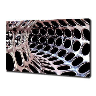 Canvas wall art Metal tunnel