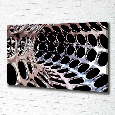 Canvas wall art Metal tunnel