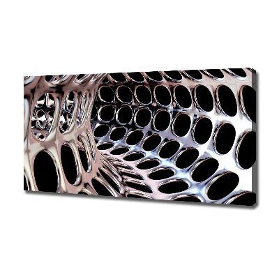 Canvas wall art Metal tunnel