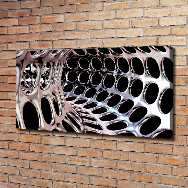 Canvas wall art Metal tunnel