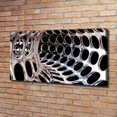 Canvas wall art Metal tunnel