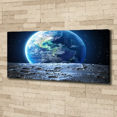 Canvas wall art Planet Earth